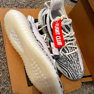 Zebra Yeezys
